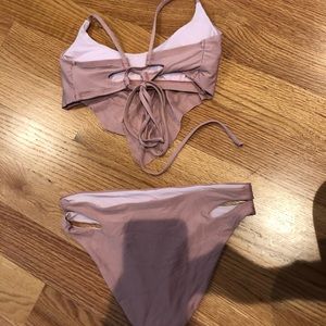 Nude Pink Bathing Suit Set